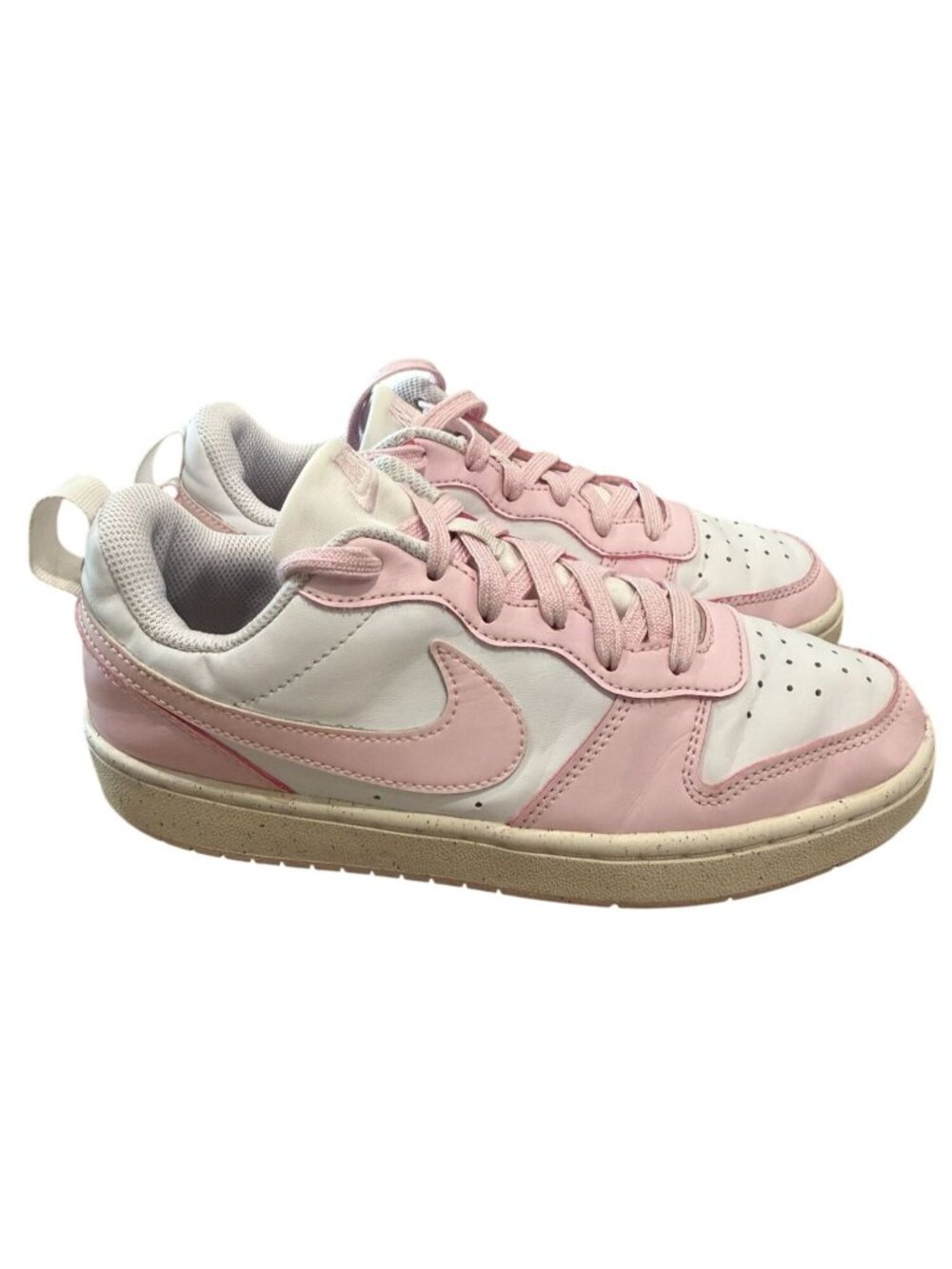 Nike Court Borough Low Recraft GS Pink Foam Sneakers – Youth Size 5Y (DV5456-105